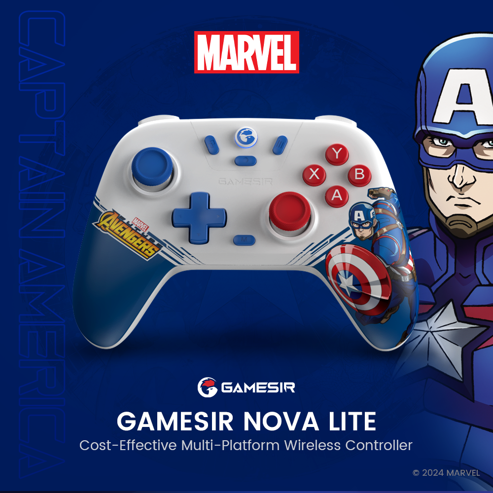 GameSir NOVA Lite Marvel Avengers Multi-Platform Wireless Controller GameSir NOVA Lite Marvel Avengers Multi-Platform Wireless Controller